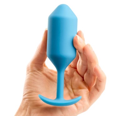 Plug analny - B-Vibe Snug Plug 3 Teal